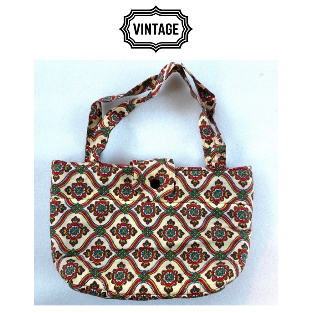 Vintage Handmade Quilted Bag